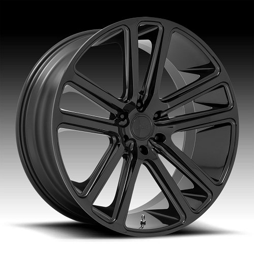 Dub Flex S256 Gloss Black Custom Wheels 1